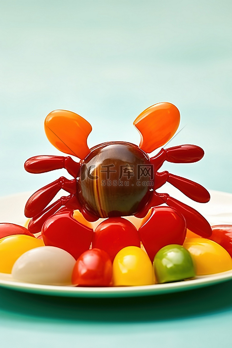 螃蟹形状的糖果 photo