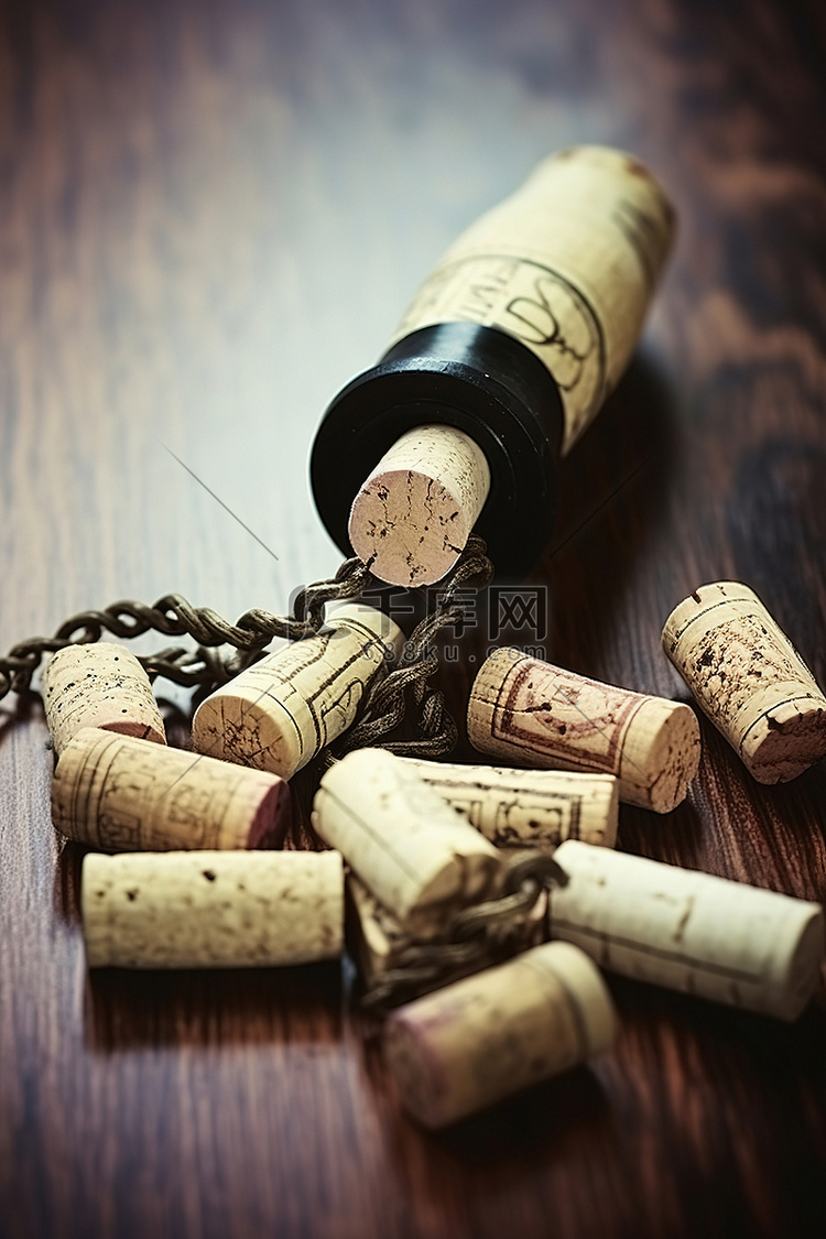 葡萄酒软木塞和开瓶器