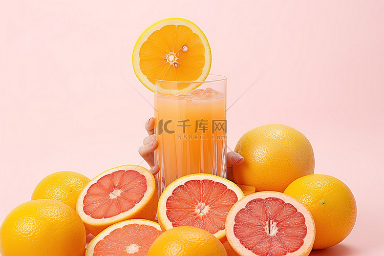 照片 柑橘 橙汁 照片