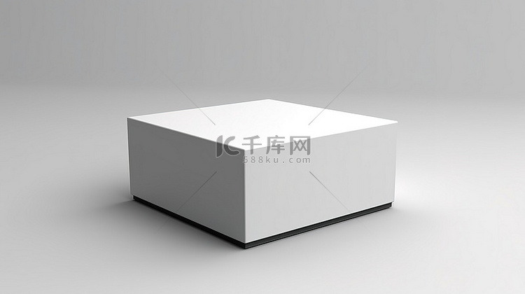 盒子 3d 渲染在垂直位置放置