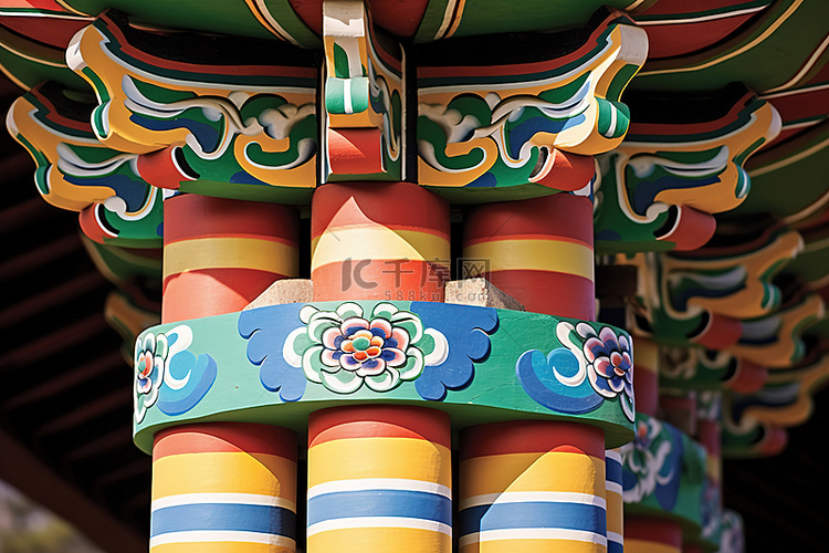 韩国传统宝塔建筑的木结构具有色