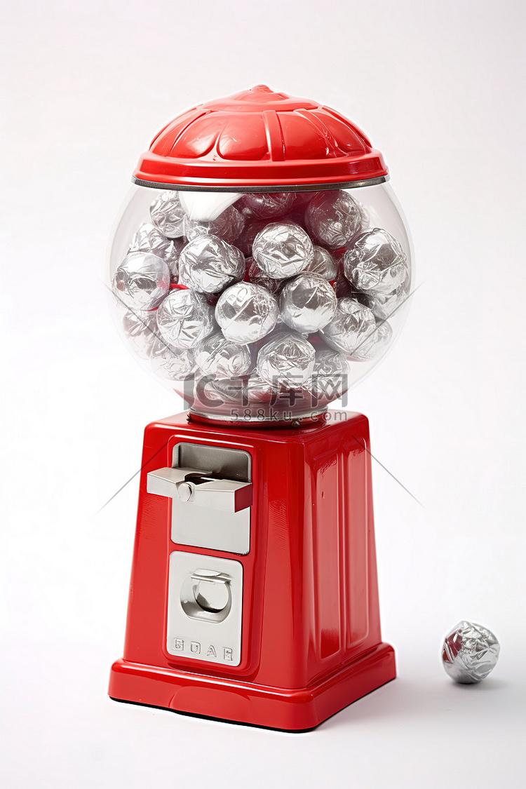 口香糖球机 — 红口香糖生产机
