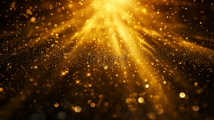 黑金色星光闪耀的背景图7