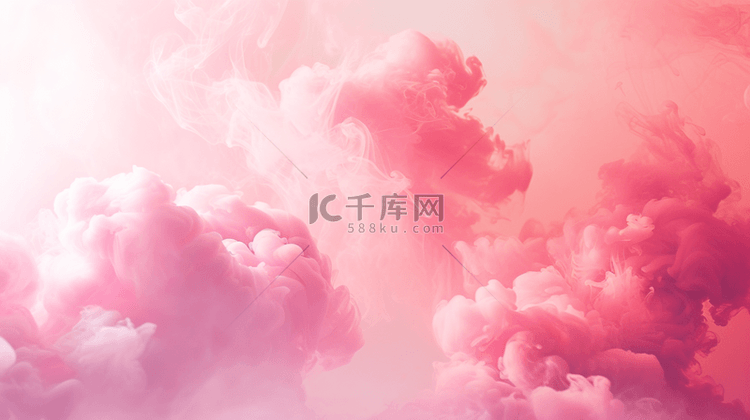 粉红色渐变朦胧梦幻气雾的背景1