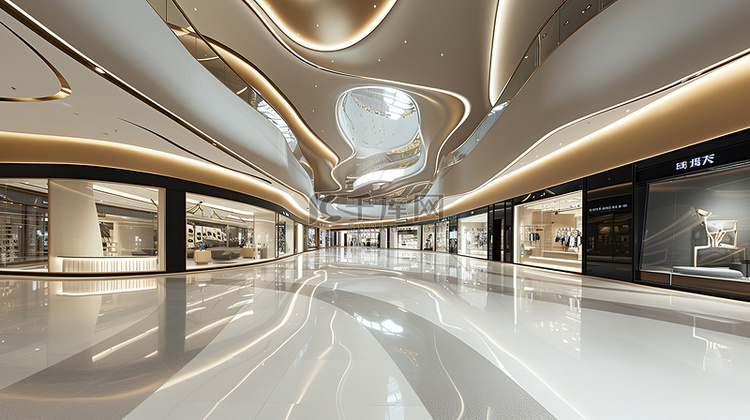 现代大型商场内部商店设计