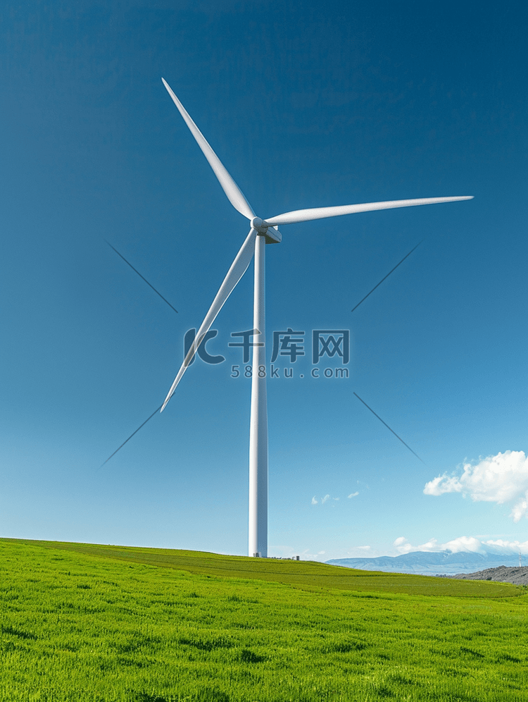 风车发电厂再生新能源
