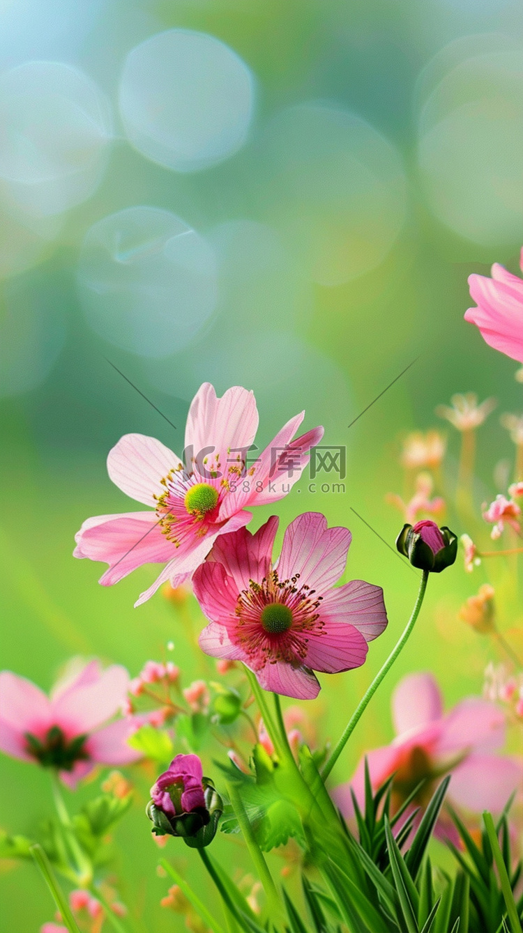 摄影图春天美丽的花朵照片