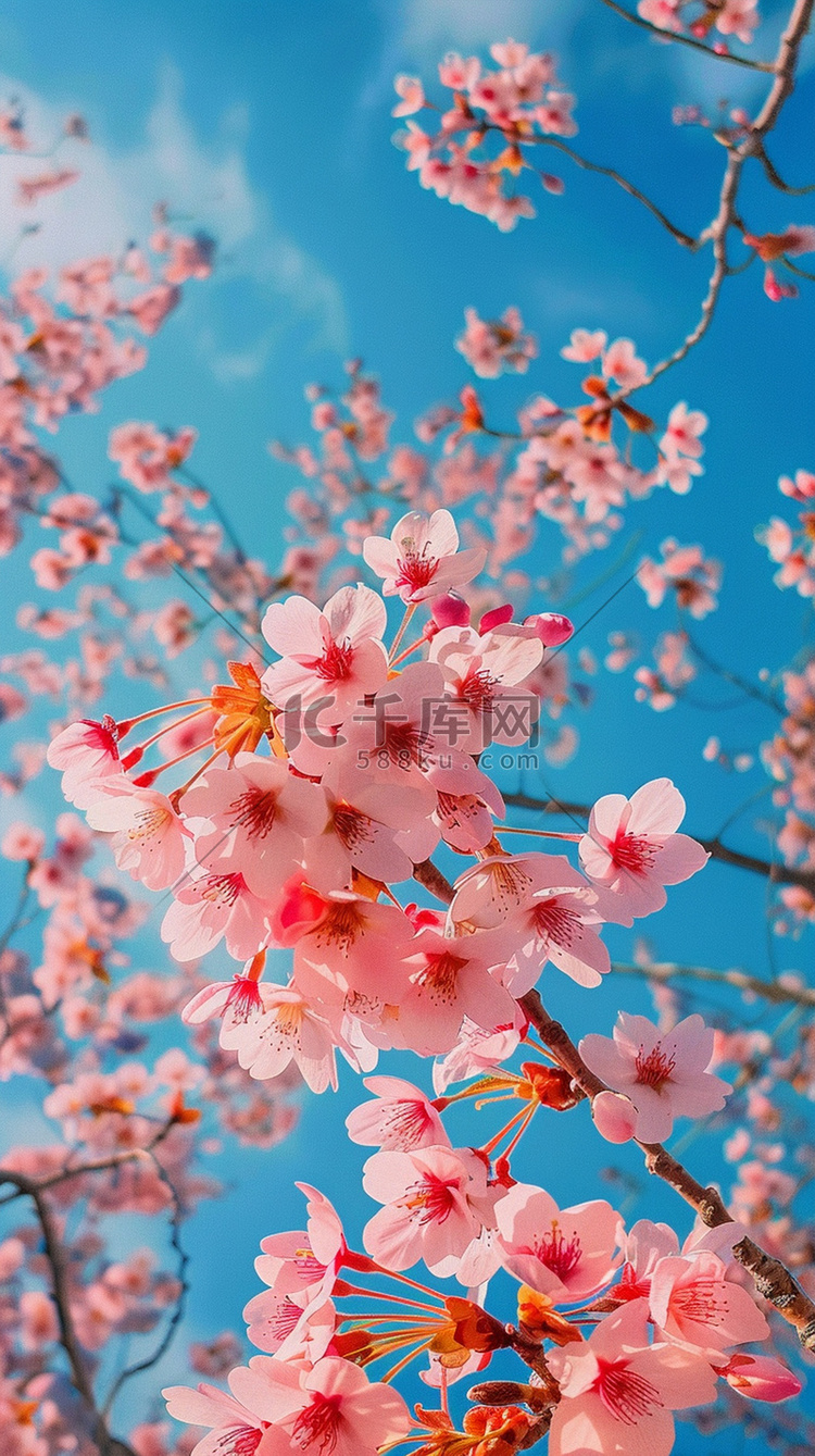 写真摄影图粉色樱花照片