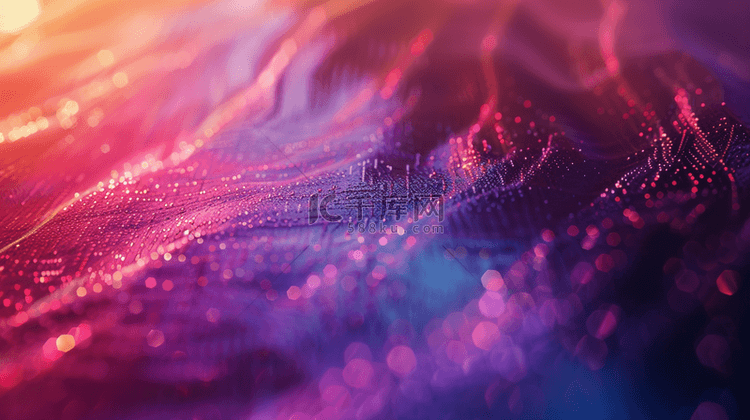 彩色梦幻缤纷线条流线曲线的背景