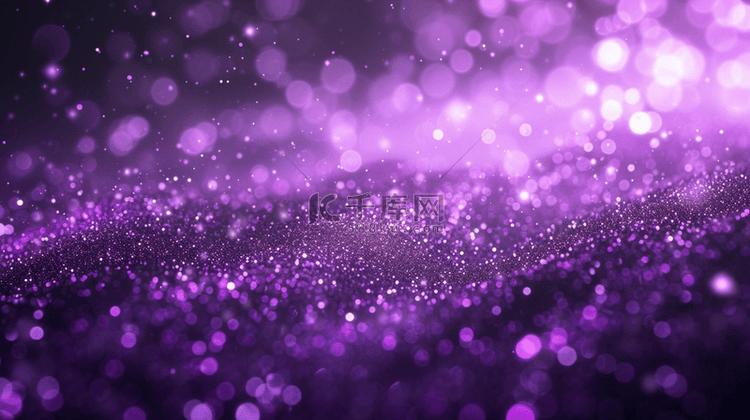紫色梦幻星光闪耀的背景3