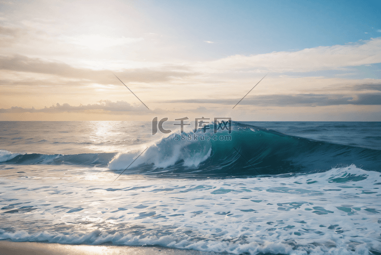 大海海浪浪花摄影图片5