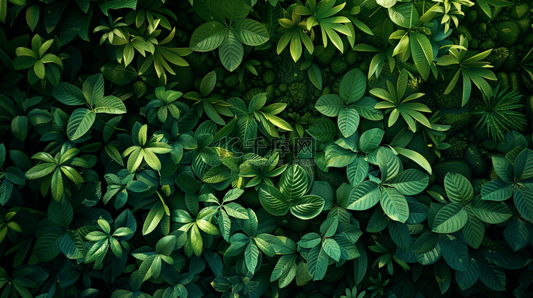 绿色植物装饰纹理背景16