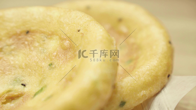 武汉传统美食面窝特写餐饮宣传电