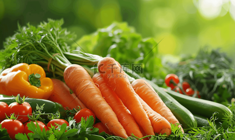 胡萝卜新鲜蔬菜