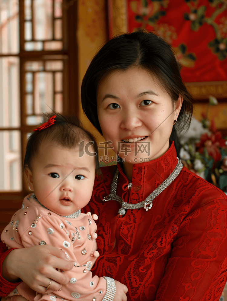 亚洲人妈妈和宝宝