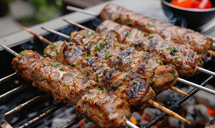 烧烤羊肉串烤肉