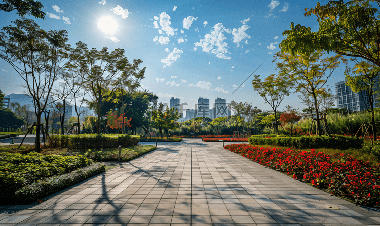 广东省深圳市南山区人才公园白天