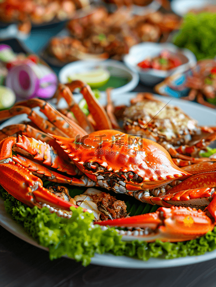 螃蟹海鲜特产生鲜食物