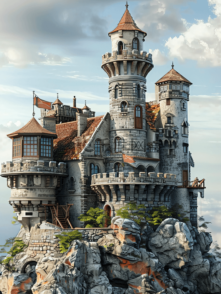 欧式建筑城堡
