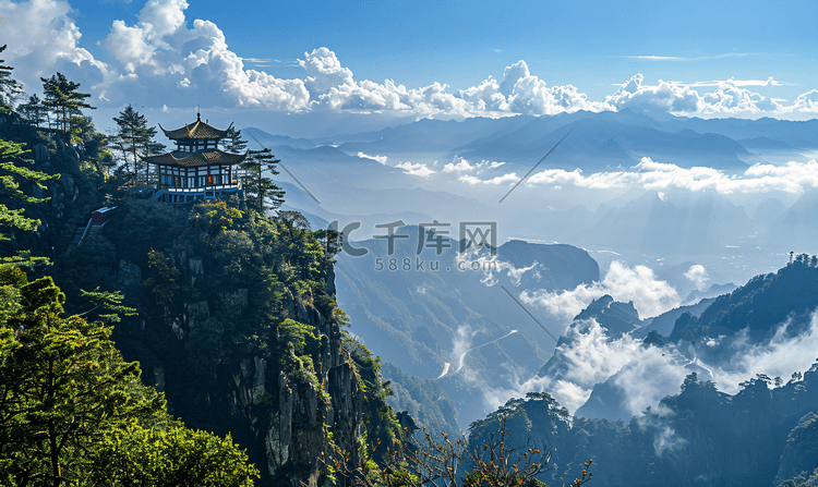 峨眉山风光险峻