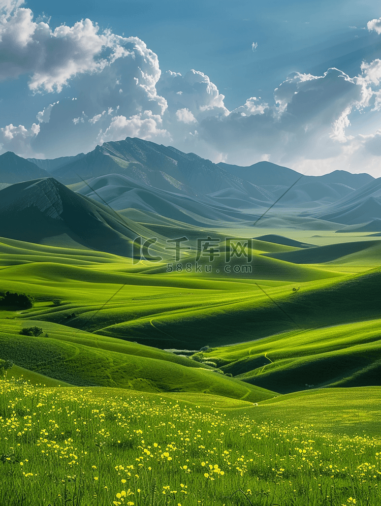 新疆那拉提草原美景