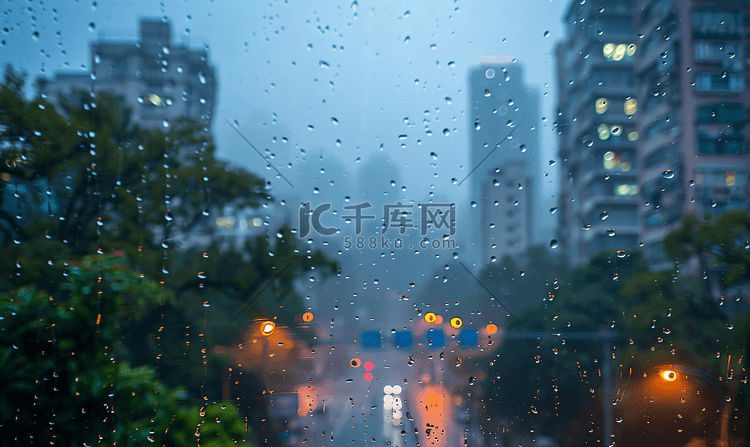 深圳暴雨摄影图