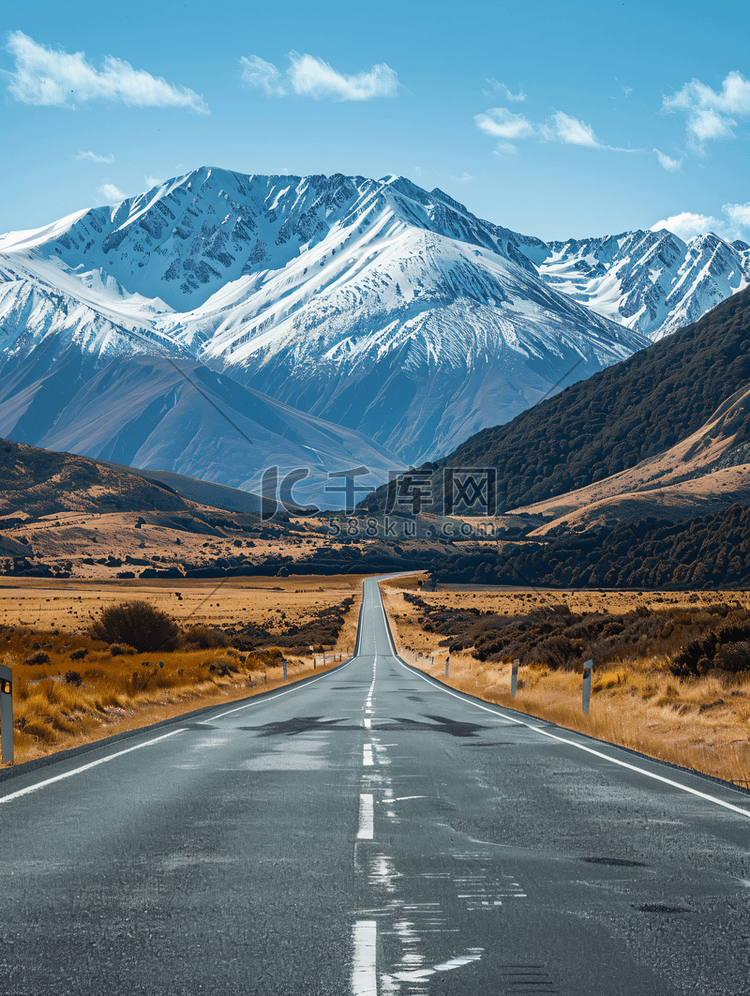 公路环境线路山中背景