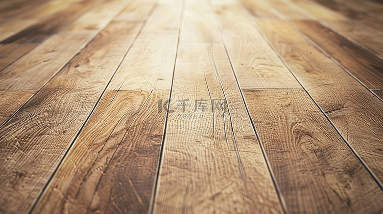 房间的木地板自然气息背景图