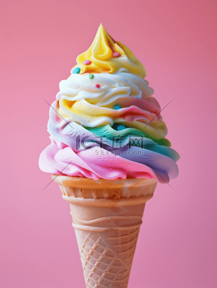 冰淇淋摄影图