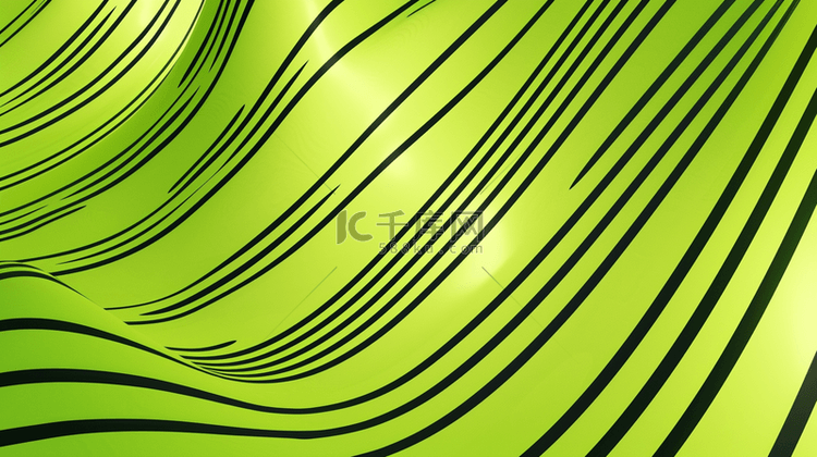 绿色纹理线条流线质感艺术抽象商