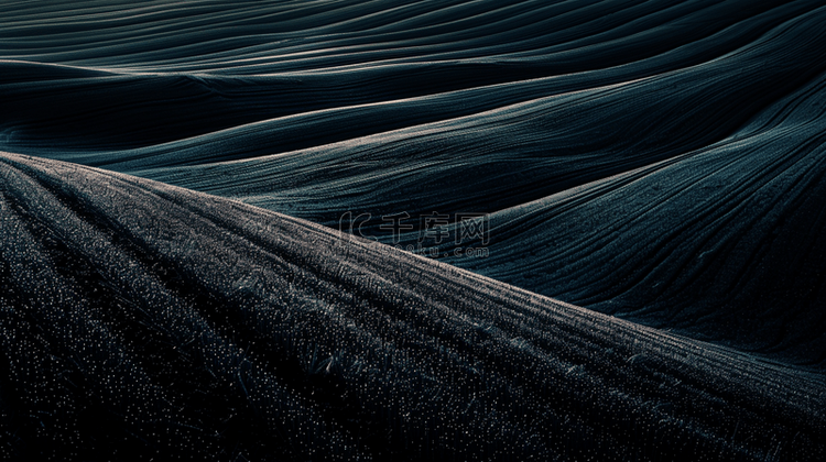 黑色简约科技波浪背景