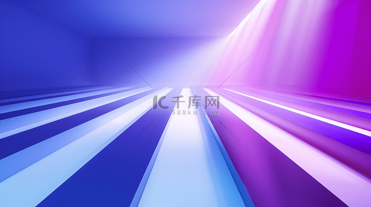 紫色设计风格空间台阶走廊展示商