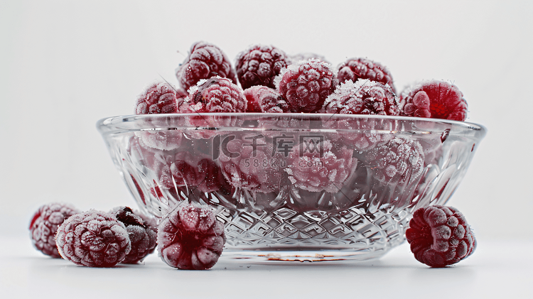 速冻冷冻的水果树莓22