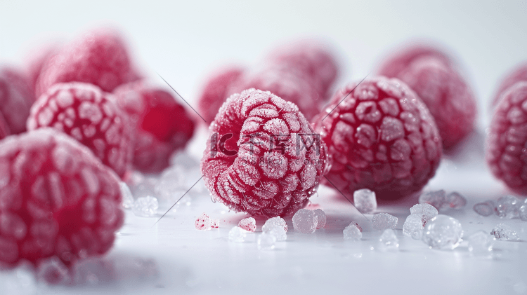 速冻冷冻的水果树莓4