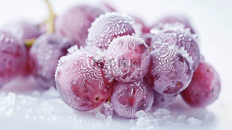 速冻冷冻的水果葡萄11