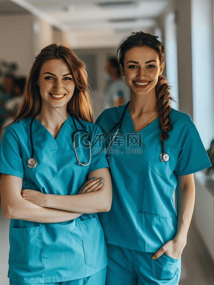 医疗保健医学微笑的女医生护士