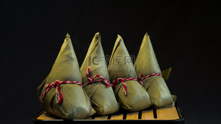 实拍端午节节日美食粽子传统节日