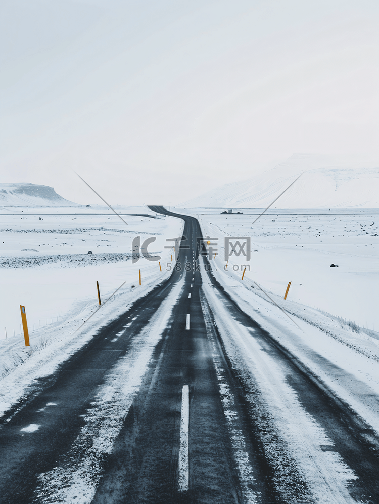 冬末的冰岛路