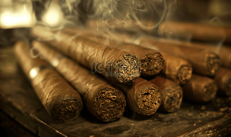 哈瓦那雪茄背景设计