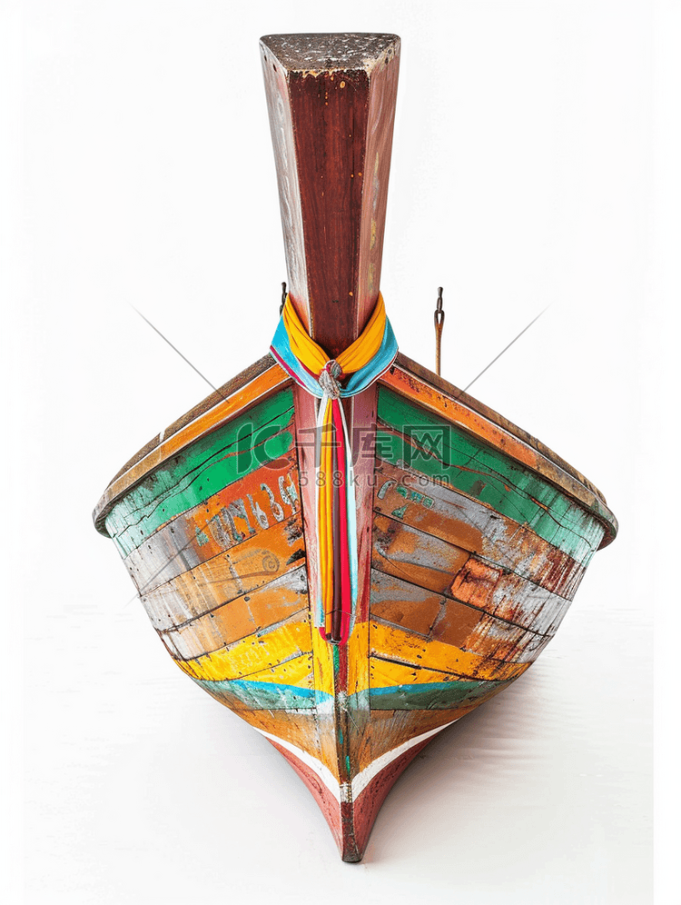 泰式传统长尾船