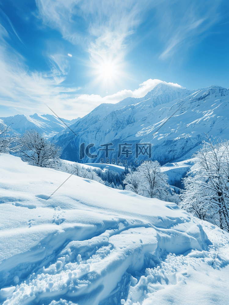 山冬季景观