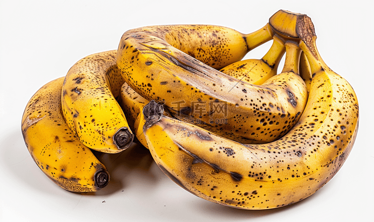 美味成熟的香蕉一串香蕉