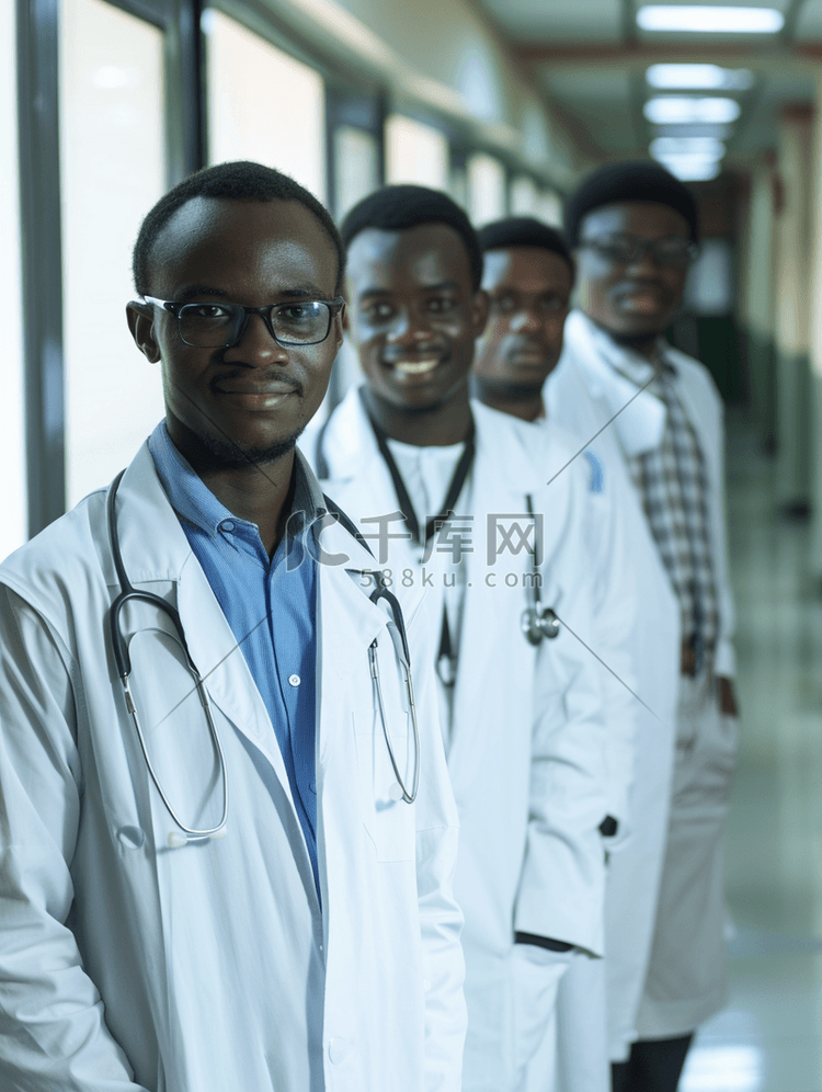医科大学内的非洲医生学生群体
