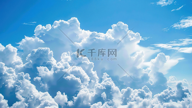 晴朗蓝天天空白云摄影配图