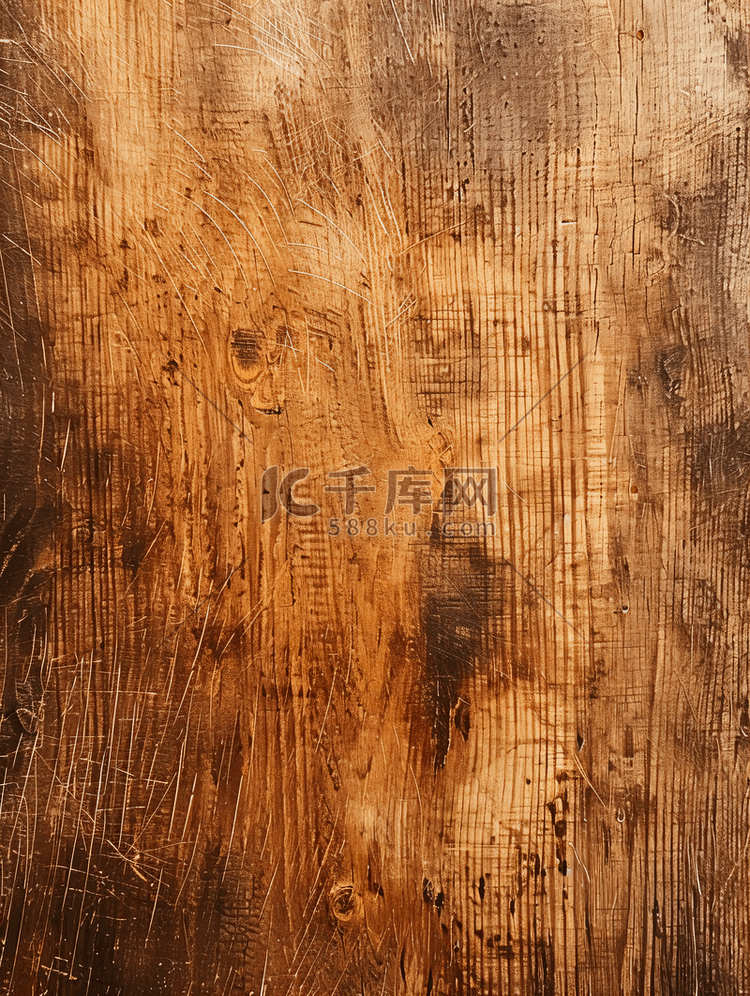 木板上覆盖着木污渍特写