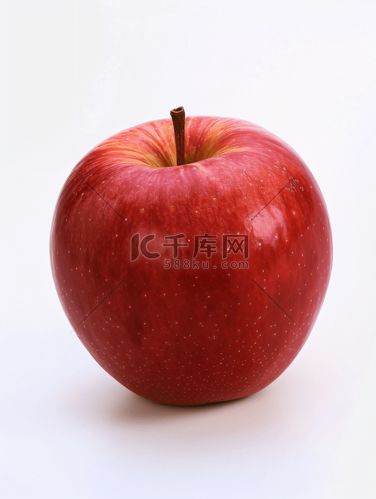 白色背景上孤立的红苹果具有切割