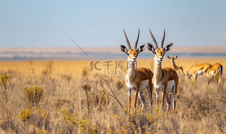非洲草原上的羚羊
