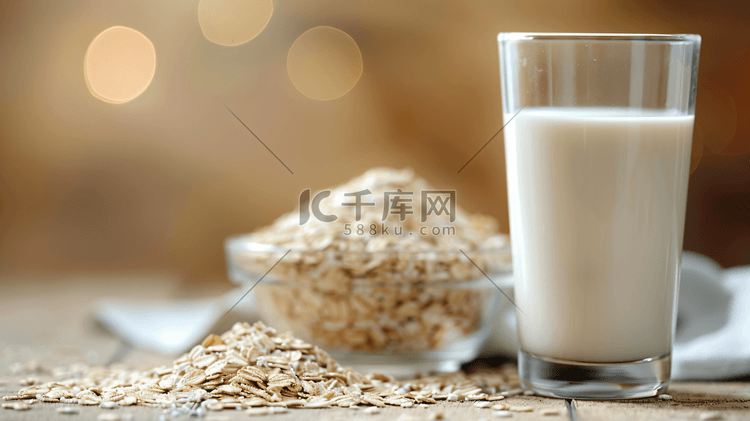 牛奶燕麦营养早餐摄影21