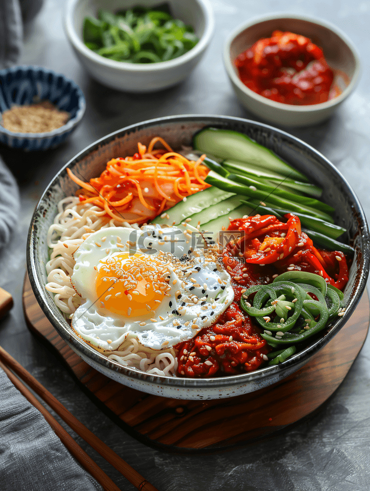 韩式鸡蛋冷面