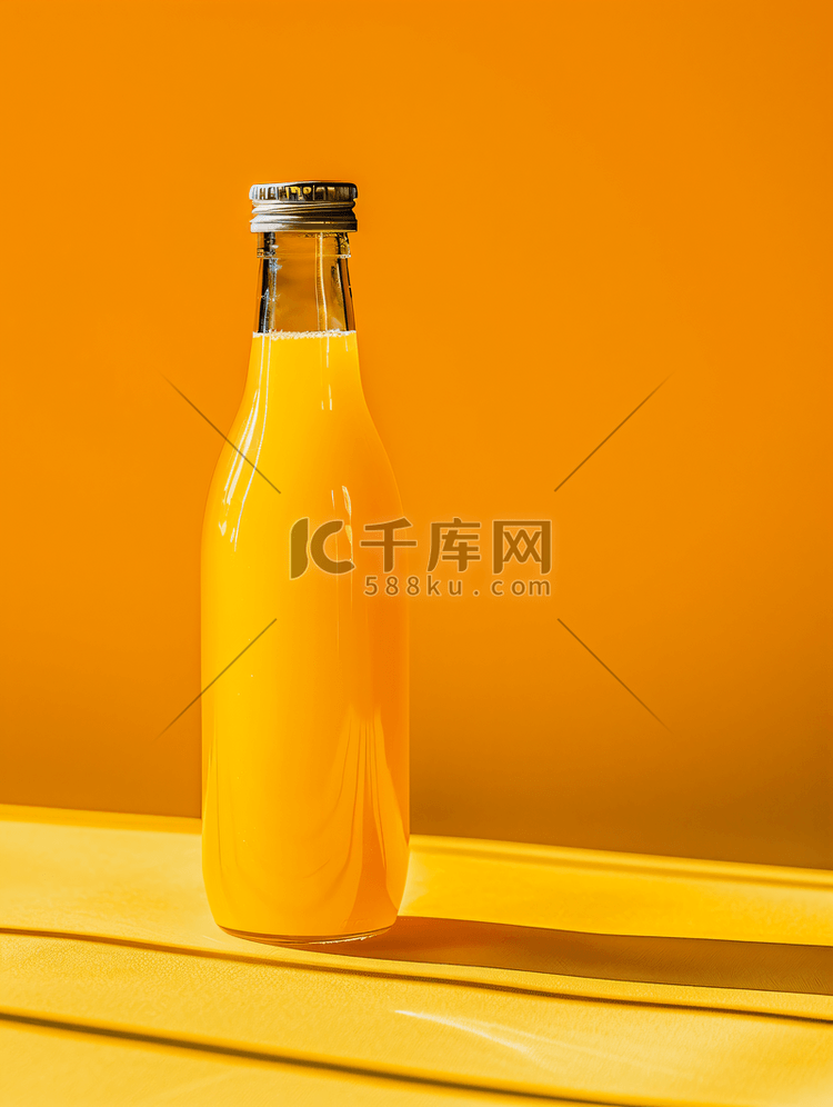 橙汁玻璃瓶